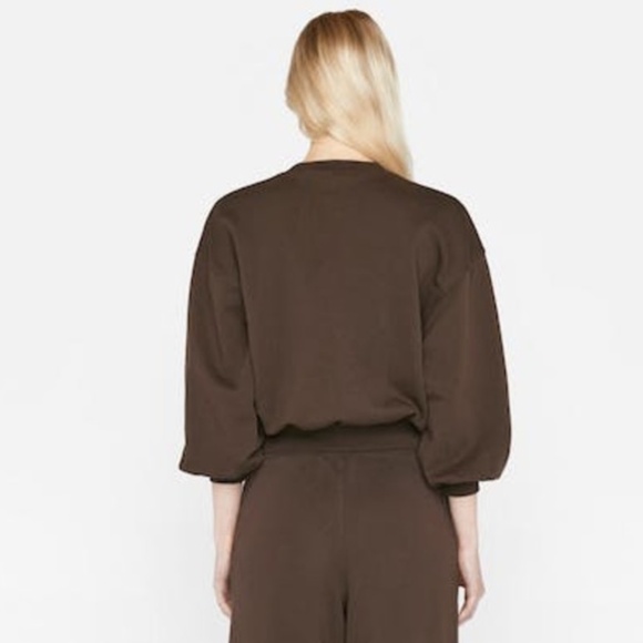 Frame balloon sleeve sweatshirt S New - Picture 12 of 16